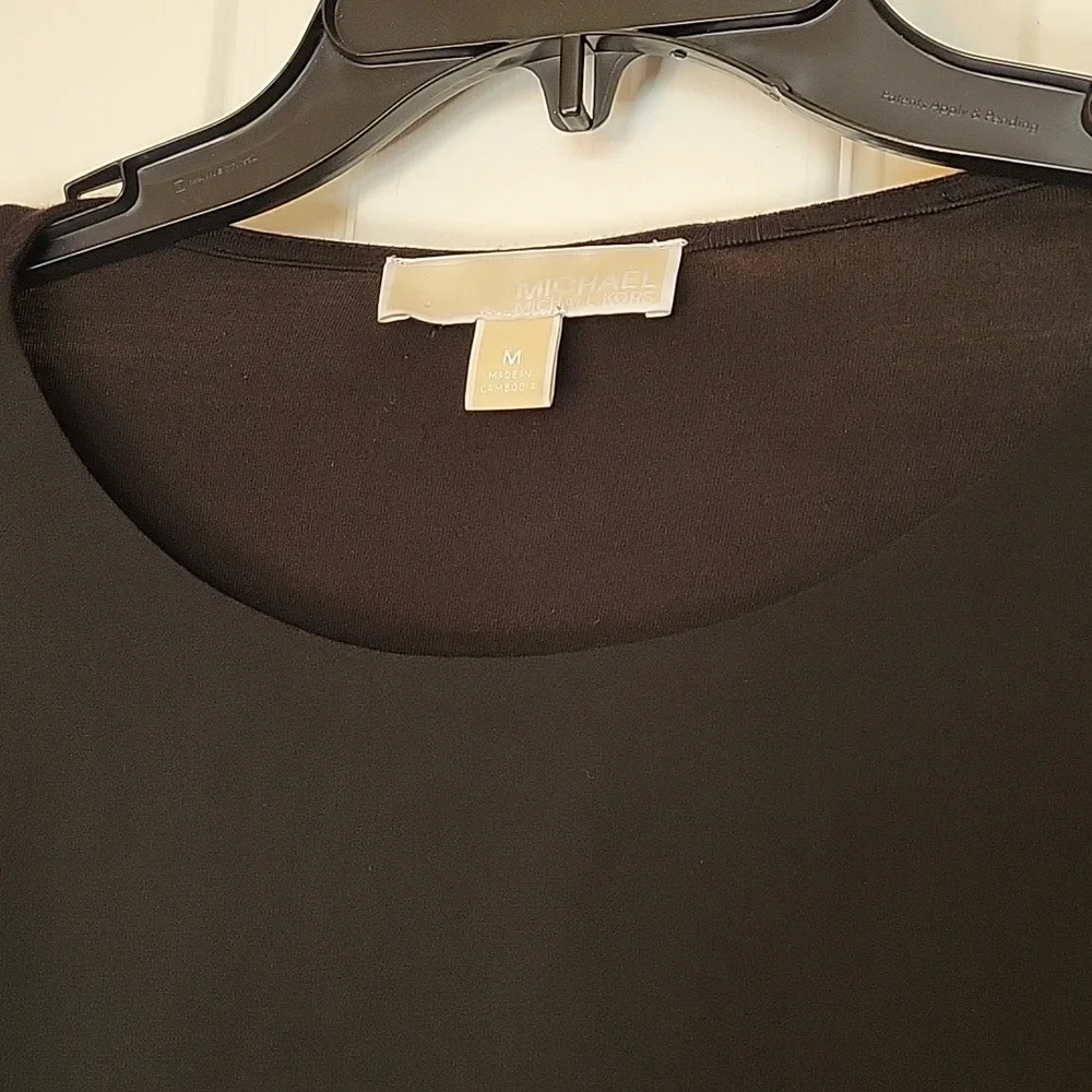 Michael Kors Medium Black Blouse Flowy